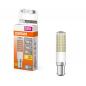 Preview: OSRAM B15d LED Lampe Special T SLIM 2700K 6,5W wie 60W Kolbenform schlank